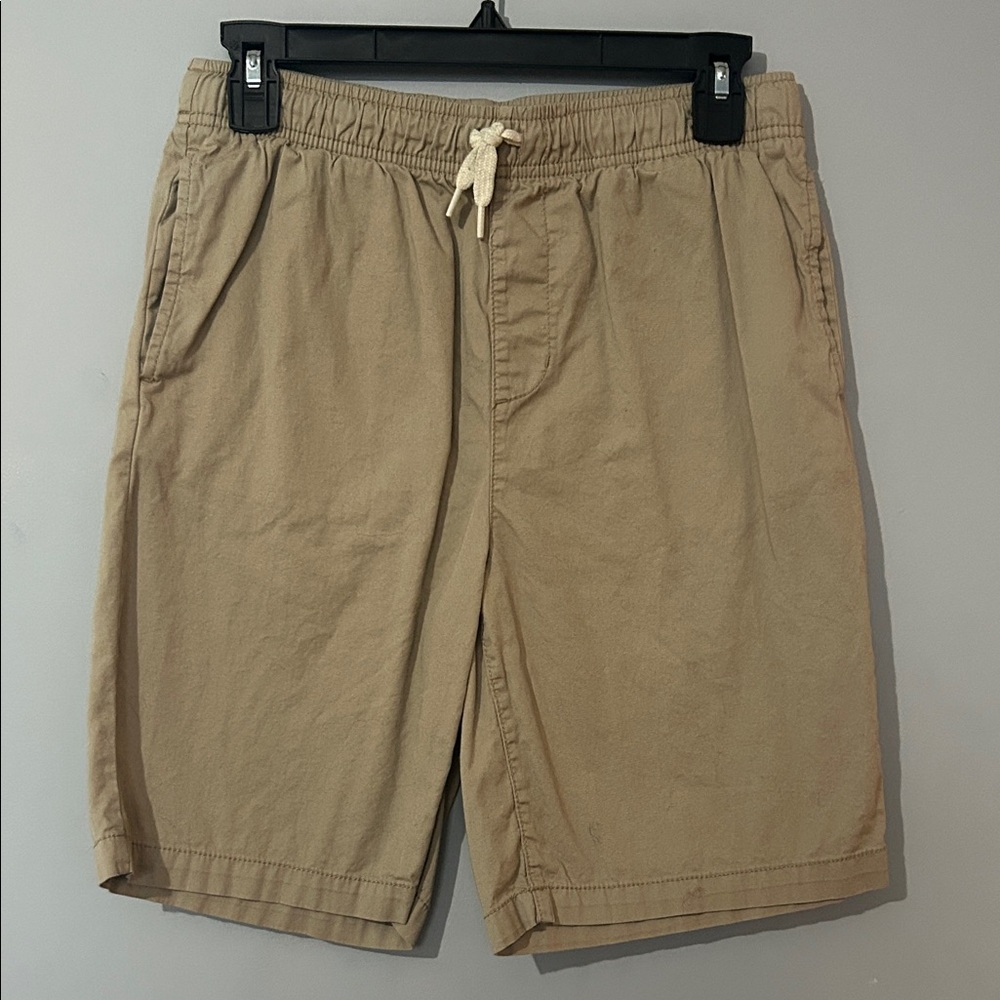 Old Navy Boys Tan Flat Front Shorts size XXL 18